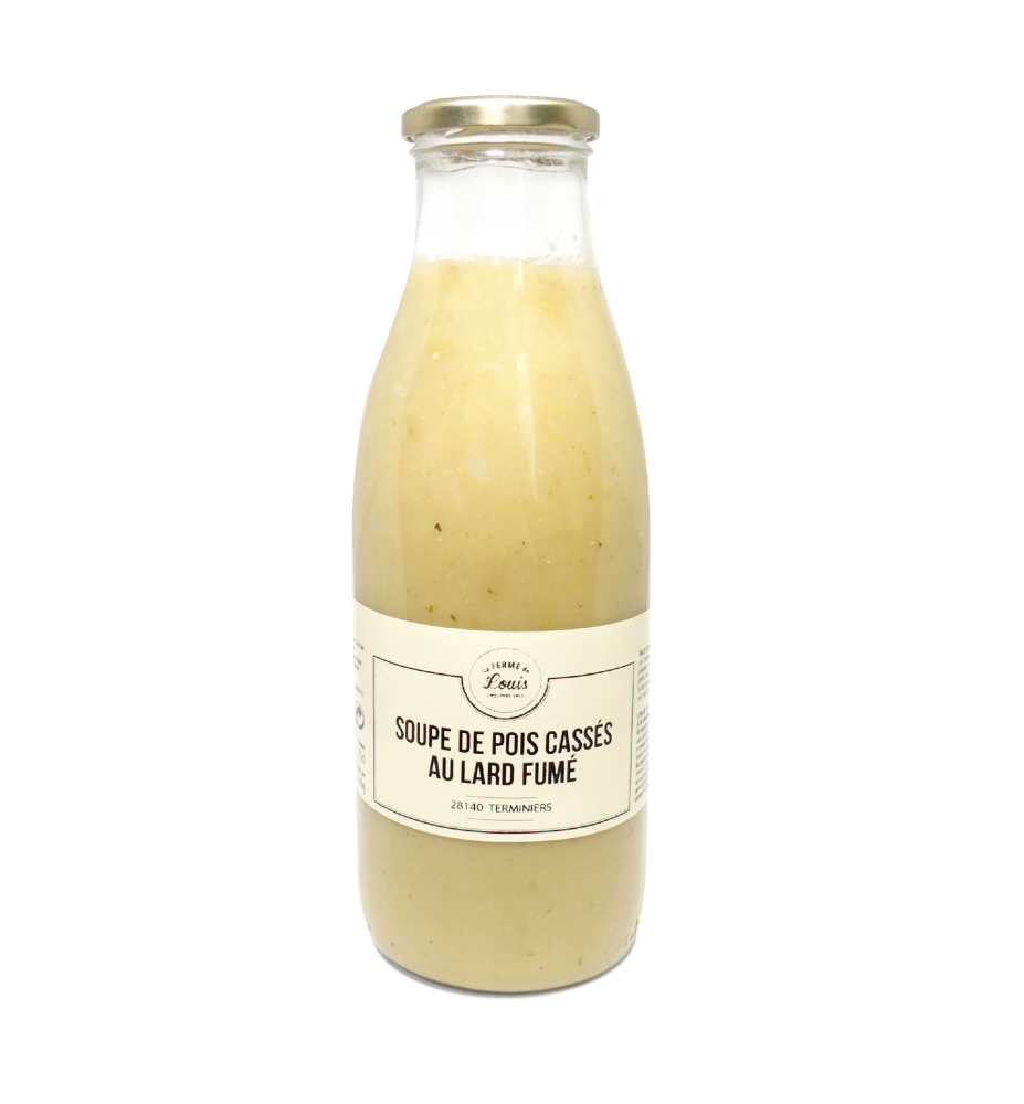 SOUPE DE POIS CASSE AU LARD FUME