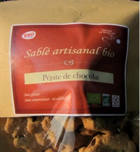 SABLE ARTISANAL AUX PEPITES DE CHOCOLAT