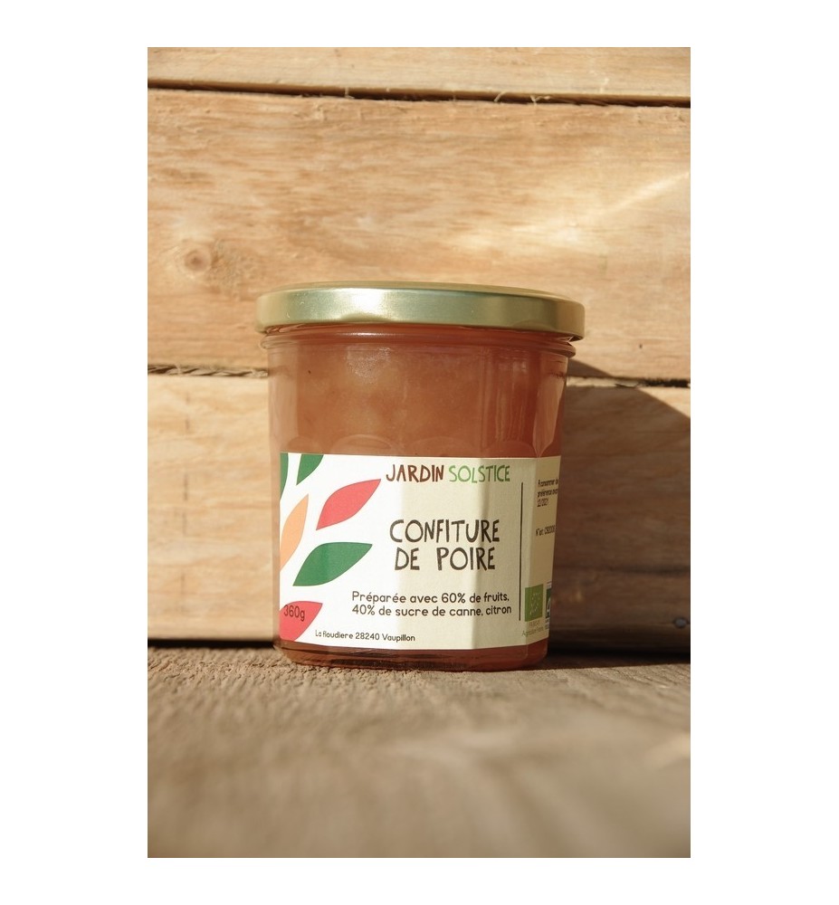 CONFITURE DE POIRES BIO
