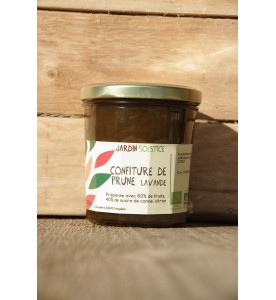 CONFITURE DE PRUNES ET LAVANDE BIO