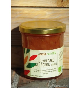 CONFITURE DE POIRES VANILLE BIO