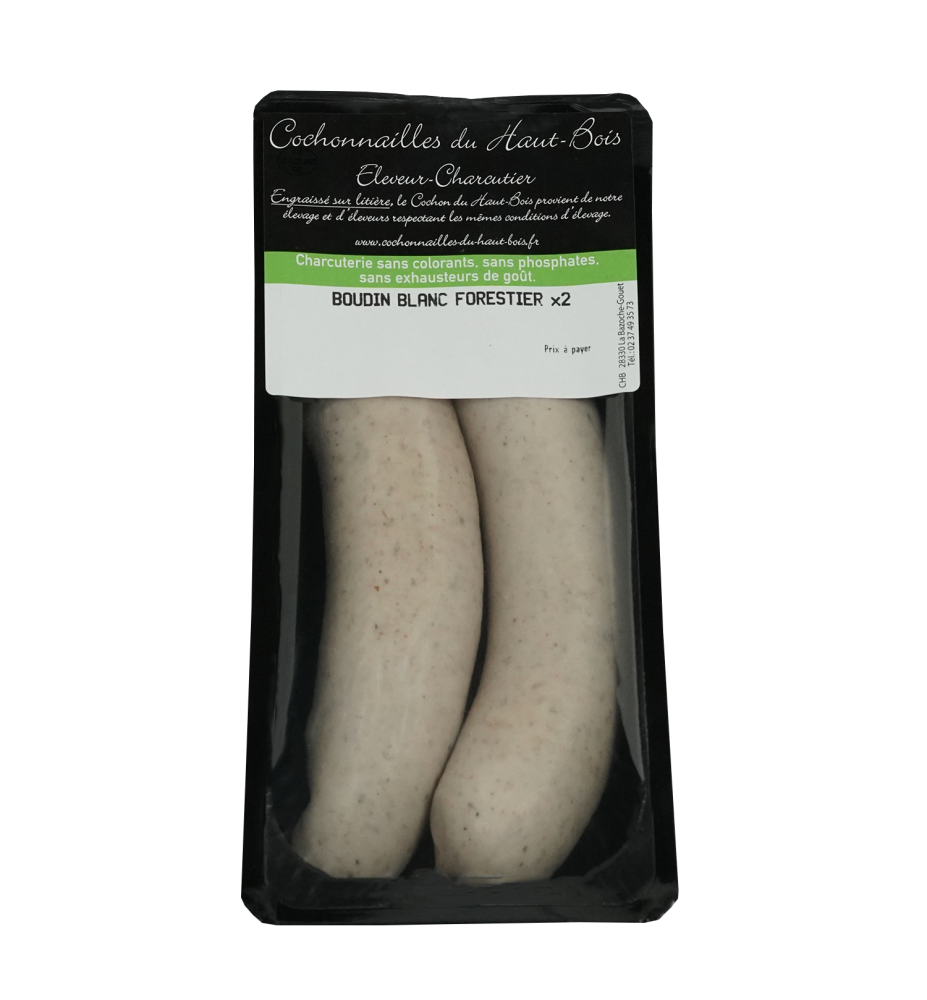 BOUDINS BLANCS FORESTIERS