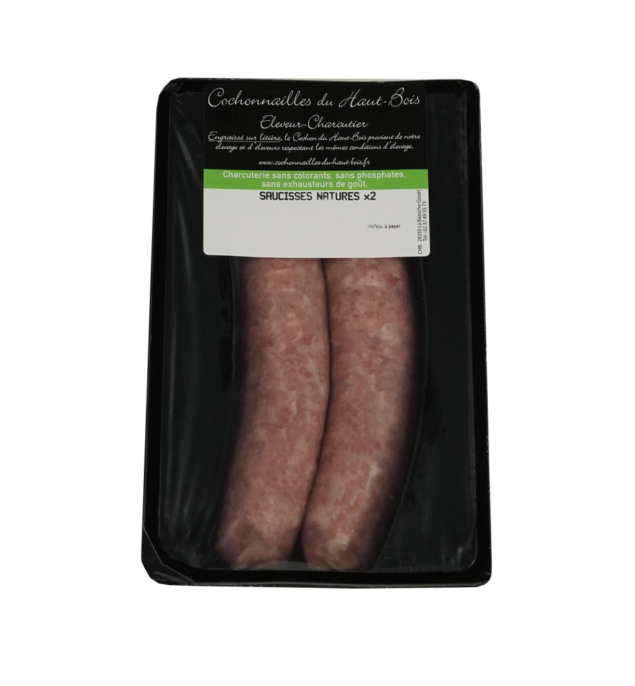 SAUCISSES NATURES