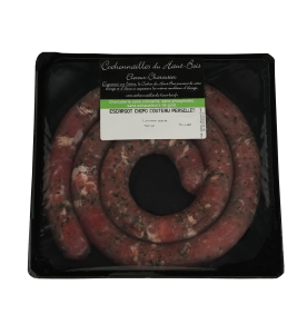 escargot de chipolata persillée couteau