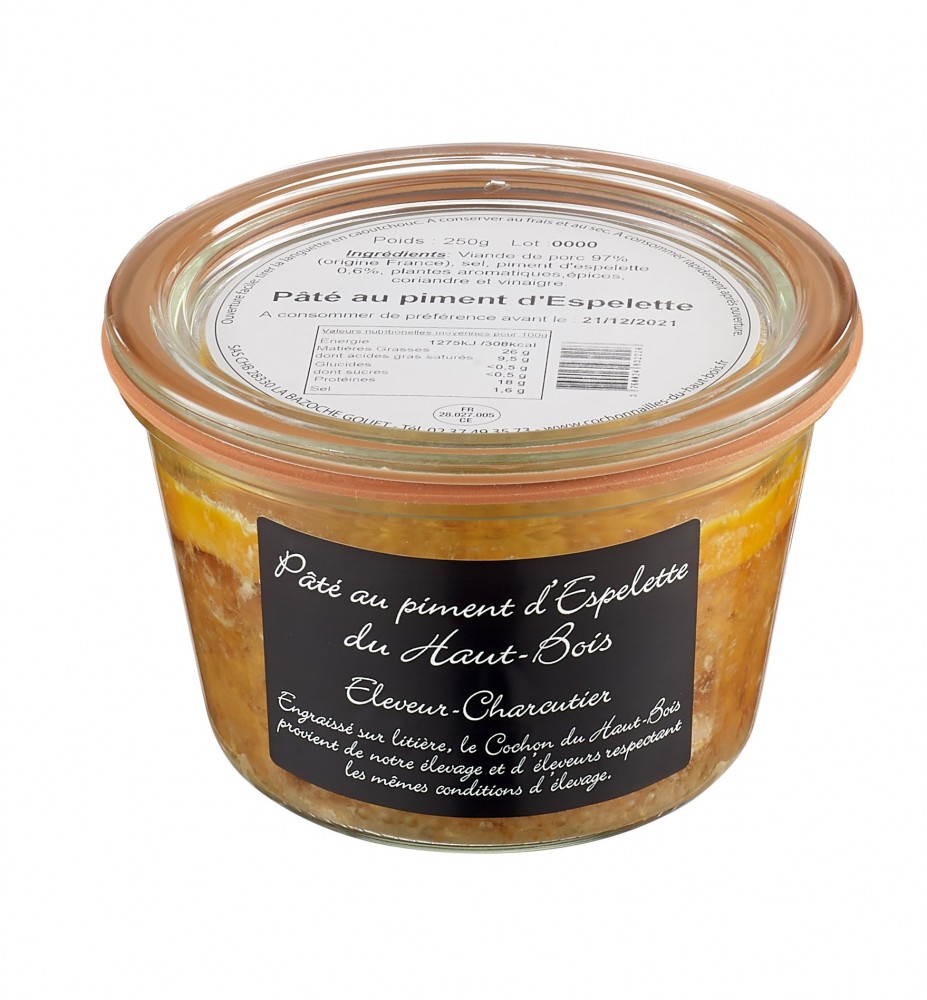 PATE AU PIMENT D'ESPELETTE