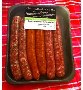 Chipolatas Natures et Persil, Merguez - 3x2