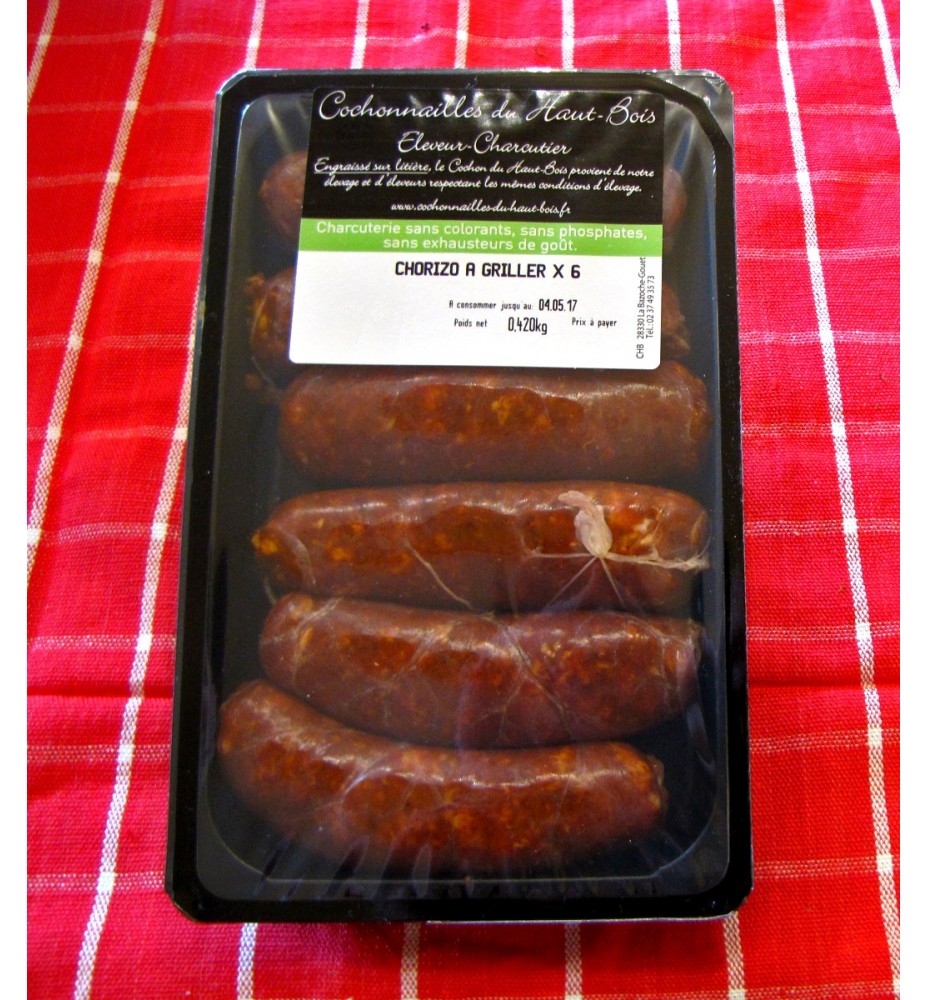 Chorizo à griller x6