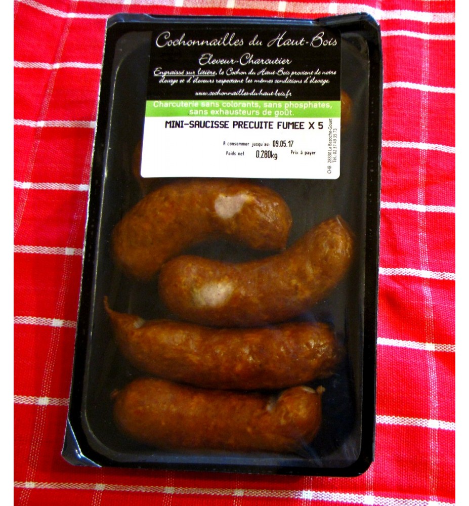 Mini-Saucisses Précuites Fumées