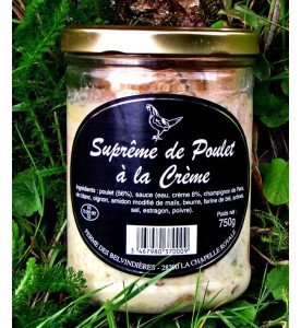 Suprême de Poulet  à la Crème