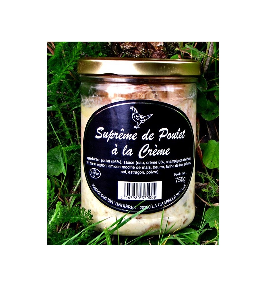 Suprême de Poulet  à la Crème