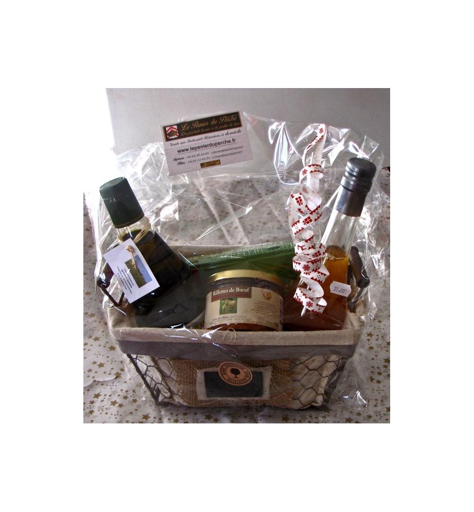 Panier message personnalisé