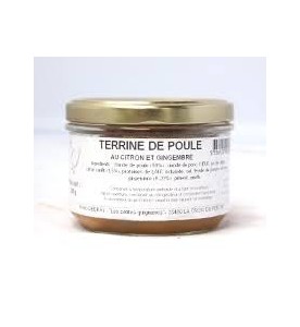 Terrine de poule citron gingembre 200g