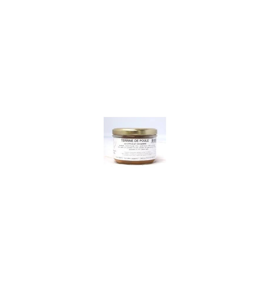Terrine de poule citron gingembre 200g