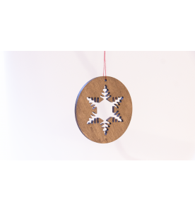 BOULE DE NOEL FLOCON 3