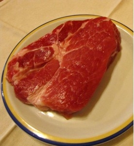 échine de porc demi sel