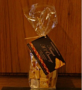 NOUGAT ARTISANAL A L'ORANGE AU MIEL DU PERCHE